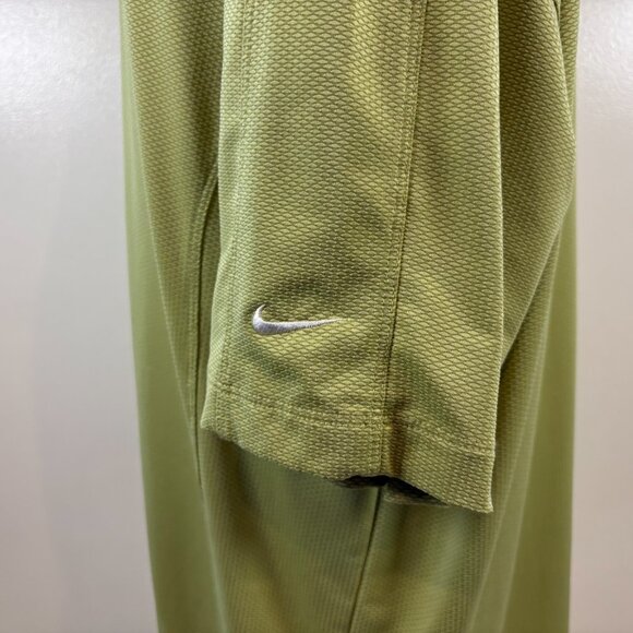 Nike Golf Polo Shirt Mens Size 2XL Green Fit Dry Performance Textured - Picture 4 of 6